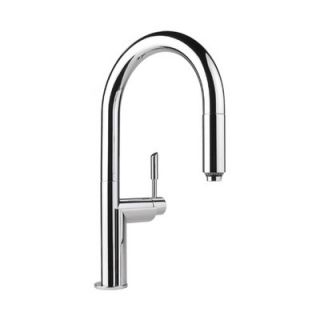 Graff Oscar Single Handle Single Hole Kitchen Faucet with Pull Down