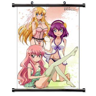Familiar of Zero F (Zero no Tsukaima) Anime Fabric Wall Scroll Poster (32 x 47) Inches   Prints