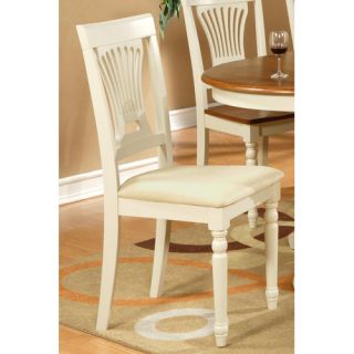 Wooden Importers Plainville Side Chair with Cushion Seat