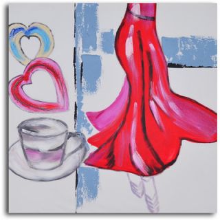 My Art Outlet 3 Piece Love to Dance Hand Painted Canvas Set