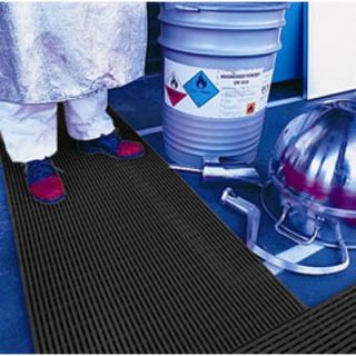 Mats Inc. Ergorunner 3 x 5 Safety and Comfort Matting in Black