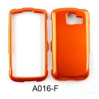 LG Optimus S LS670 Honey Burn Orange Hard Case,Cover,Faceplate,SnapOn,Protector Cell Phones & Accessories