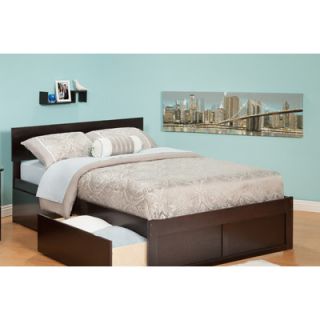 Atlantic Furniture Urban Lifestyle Orlando Bed with 2 Bed Drawer Sets