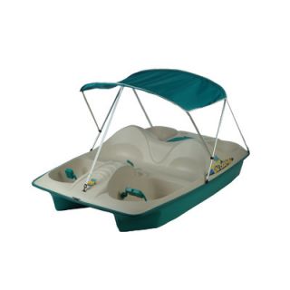 KL Industries 569Sun Dolphin Five Person Pedal Boat with Canopy