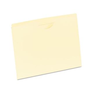 Double Ply Tabbed File Jackets, Letter, Manila, 100/Bx