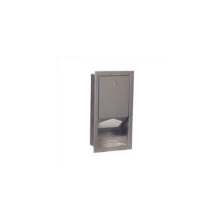 Stainless Steel Sanitary Liner Dispenser with Recess Mount