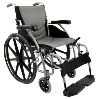 Ergonomic Lightweight Wheelchair with Rear Mag Wheels