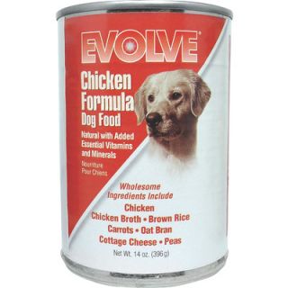 Evolve Canned Chicken Wet Dog Food (14 oz, case of 12)