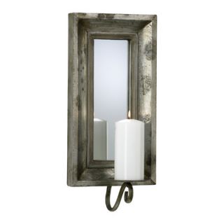 Cyan Design Glass and Wood Abelle Candle Mirror Wall Sconce