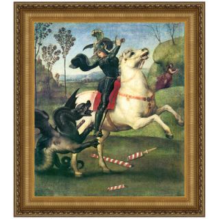 Design Toscano Saint George Fighting the Dragon, 1505 Replica Painting