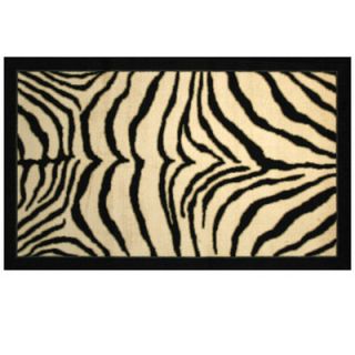 Mohawk Select New Wave Black Zebra Safari Rug