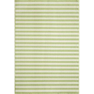 Dash and Albert Rugs Woven Cotton Thyme Ticking Rug
