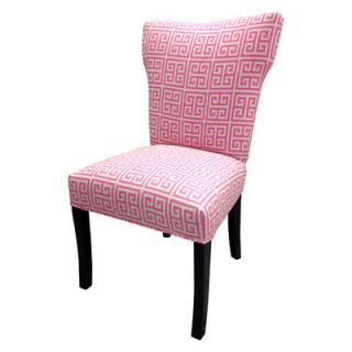 Sole Designs Pinky Chain Wingback Cotton Slipper Chairs (Set of 2)