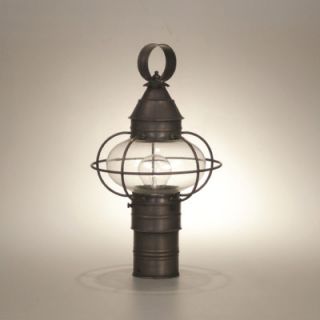 Northeast Lantern Onion Caged 1 Light Outdoor Post
