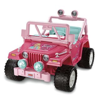 Power Wheels Barbie Wrangler 12V Battery Powered Jeep