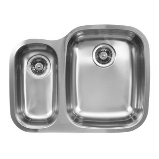 21 x 26 Double Bowl Undermount Stainless Steel Kitchen Sink