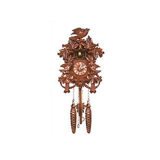 Black Forest Cuckoo Clock with Oak Leaves