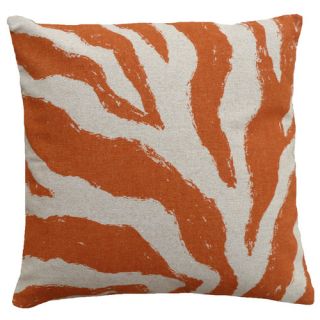 Zebra 100% Linen Screen Print Pillow