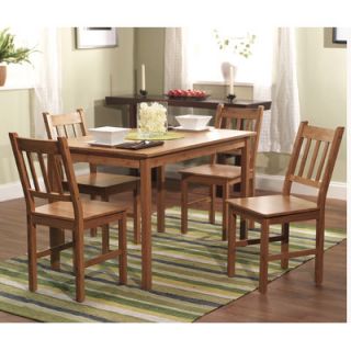 TMS 5 Piece Bamboo Dining Set