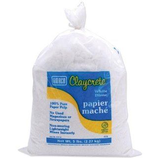 AMACO Claycrete Paper Mache, 5 Pound Bag, White   Themed Classroom Displays And Decoration