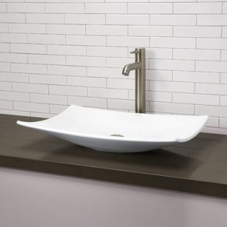 DecoLav Classically Redefined Rectangular Vessel Bathroom Sink   1443