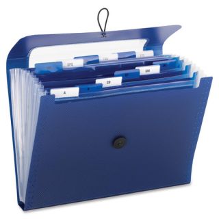 Blue Expandable File Folders
