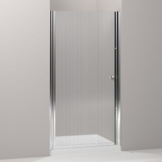 Fluence Pivot Shower Door, 65 1/2 H X 35   36 1/2 W, with 1/4 Thick