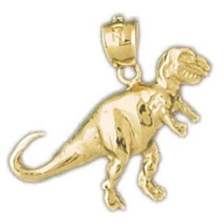 CleverEve's 14K Gold Pendant T Rex Dinosaur 1.7   Gram(s) CleverEve Jewelry