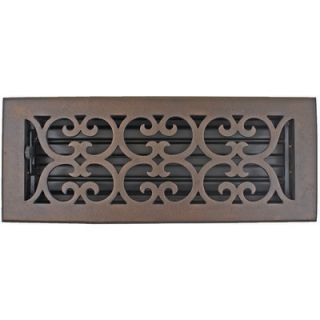 Hamilton Sinkler 5.5 x 13.5 Scroll Vent with Damper