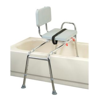 Eagle Health Transfer Bench with Padded Swivel Seat and Back