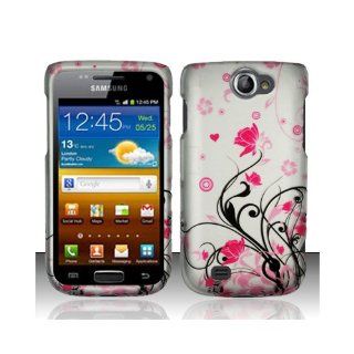 Pink Vine Flower Hard Cover Case for Samsung Galaxy Exhibit 4G SGH T679 Cell Phones & Accessories
