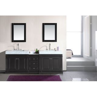 Design Element Odyssey 90 Double Sink Bathroom Vanity Set