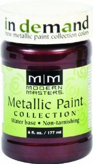 Modern Masters ME704 06 Metallic Black Cherry, 6 Ounce   House Paint  