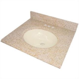 Pegasus 25, 31, 37, 49 or 61 Beige Granite Vanity Top with