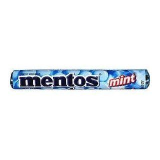 Mentos Chewy Dragees Dragee Bar Candy Candies Confectionery Cool Mint Flavor Product of Thailand  Grocery & Gourmet Food