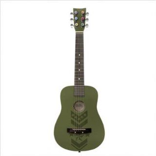First Act Discovery Designer 30" Children's Acoustic Guitar with Military Chevrons in Green Musical Instruments
