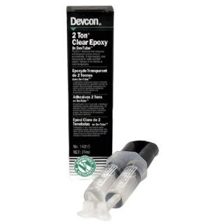 Devcon 2 Ton® Clear Epoxy   10 minute work life waterproof 2ton clear