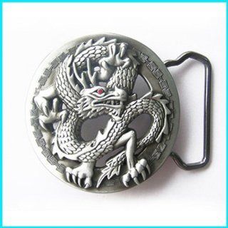 Gothic CHINESE GOOD LUCK DRAGON Belt Buckle WT 030 