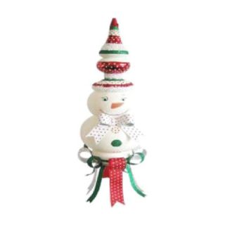 Creative Design Snowman and Bow Table Piece