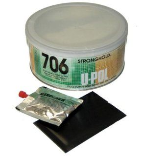 U POL STRONGHOLD 706 Smooth Hig Adhesion Body Filler for Plastics Automotive