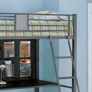 Powell Furniture Monster Bedroom Twin Study Bunk Bed with Desk and