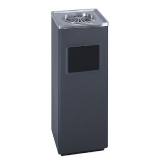 Safco Products Canmeleon Ash/Trash Square Receptacle, 15 Gal