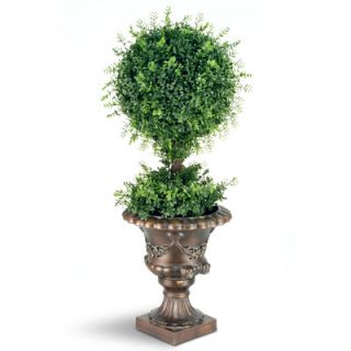 National Tree Co. Tea Leaf 1 Ball Topiary in Urn