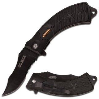 Tac Force TF 683BBK Assisted Opening Folding Knife 4.5 Inch Closed  Tactical Folding Knives  Sports & Outdoors