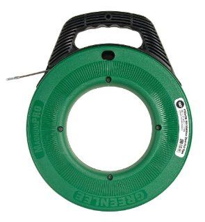 Greenlee FTSS438 100 Stainless Steel Fish Tape, 100 Feet x 1/8 Inch   Electrical Fish Tape  