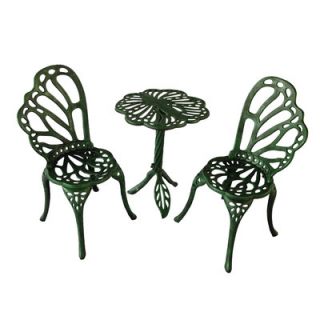 Flowerhouse Twin Butterfly Bistro 3 Piece Set