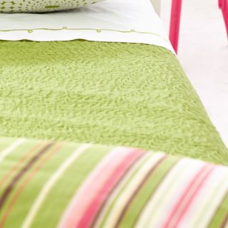 Pine Cone Hill Scramble Key Lime Coverlet Collection