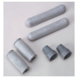 Push button aluminum crutch accessories Color gray