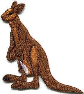 Kangaroo Australia Roo Boomer Marsupial Animal Applique Iron on Patch New S 685 Handmade Design From Thailand Patio, Lawn & Garden