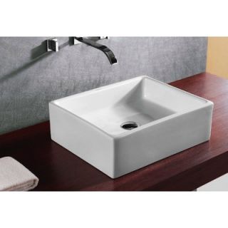 Caracalla Ceramica Rectangular Vessel Bathroom Sink   Caracalla CA4158